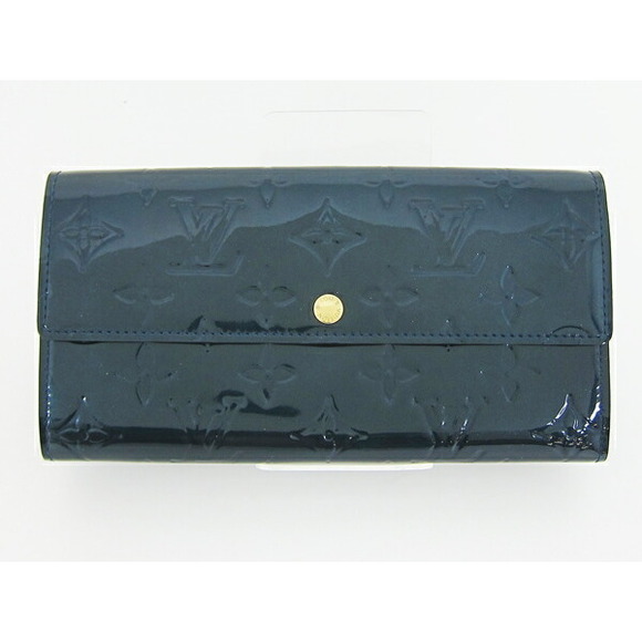 Louis Vuitton long Nuit Vernis Wallet Blue - Picture 1 of 1